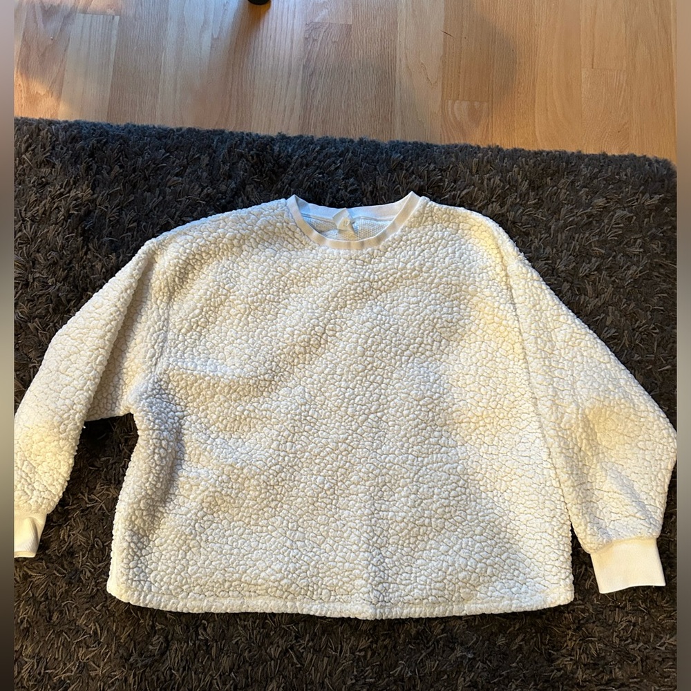 H & M sherpa sweater